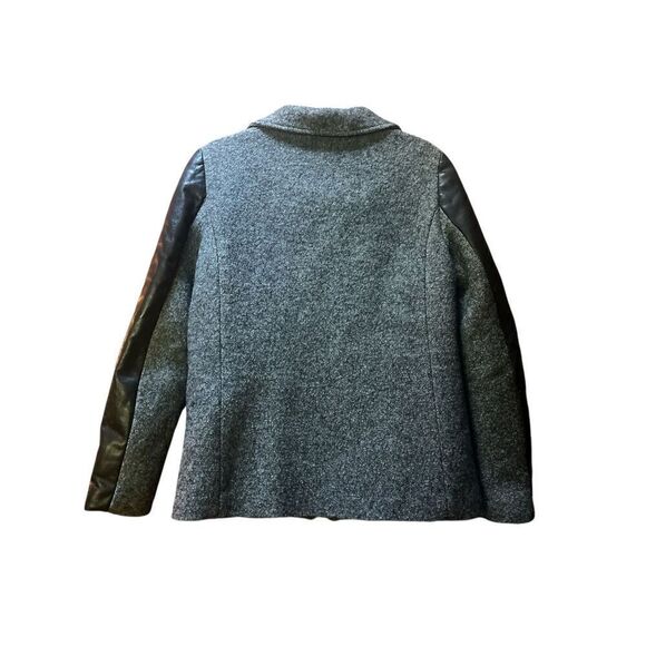 Soia & Kyo wool blend coat with leather sleeves M - Picture 2 of 3